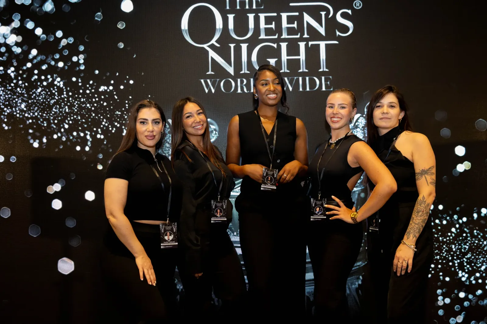 Queen's Night professionals on stage